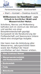 Mobile Screenshot of havellandurlaub.de